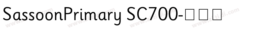 SassoonPrimary SC700字体转换